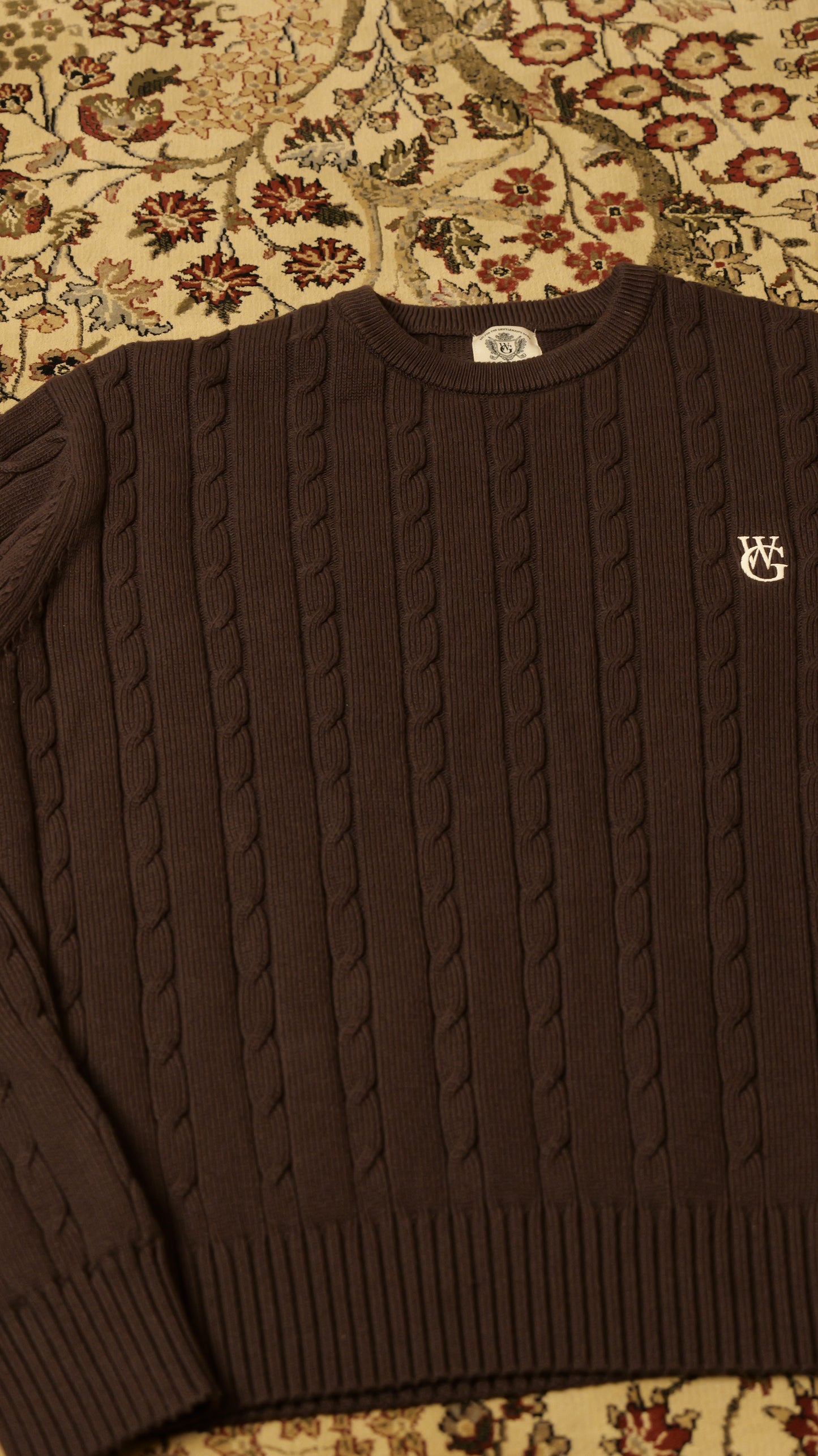 The Cable Knit Sweater• Chocolate