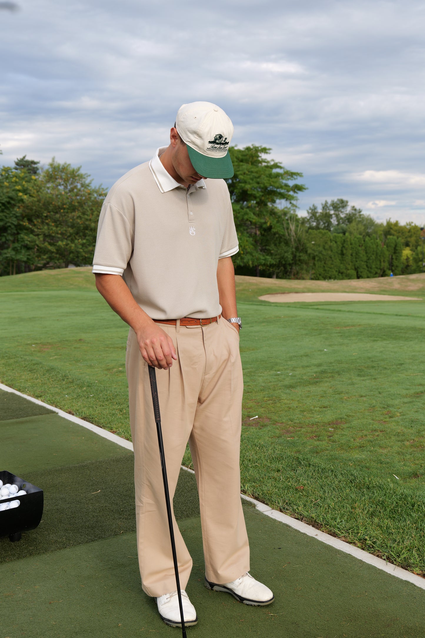 Cropped Modern Vintage Polo • Oat