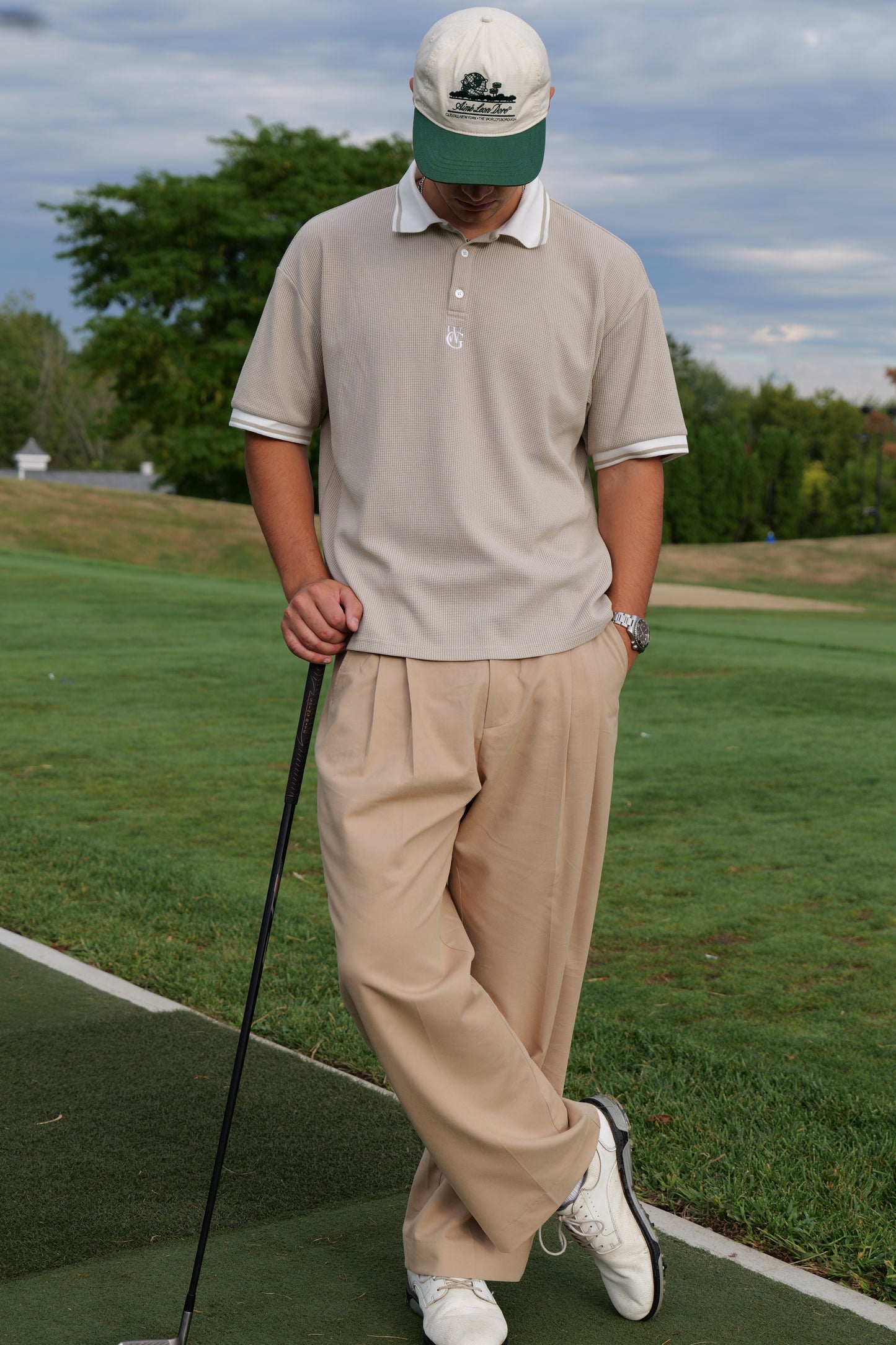 Cropped Modern Vintage Polo • Oat