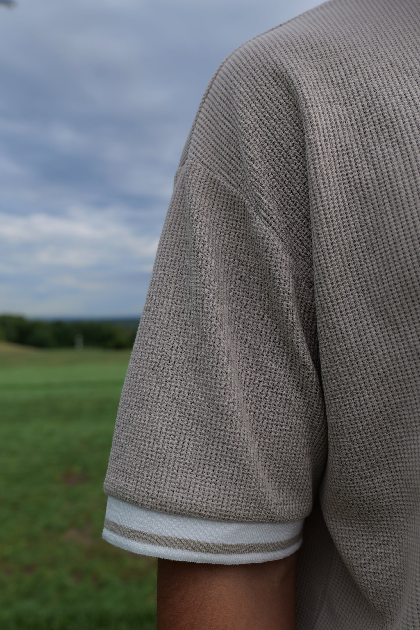 Cropped Modern Vintage Polo • Oat