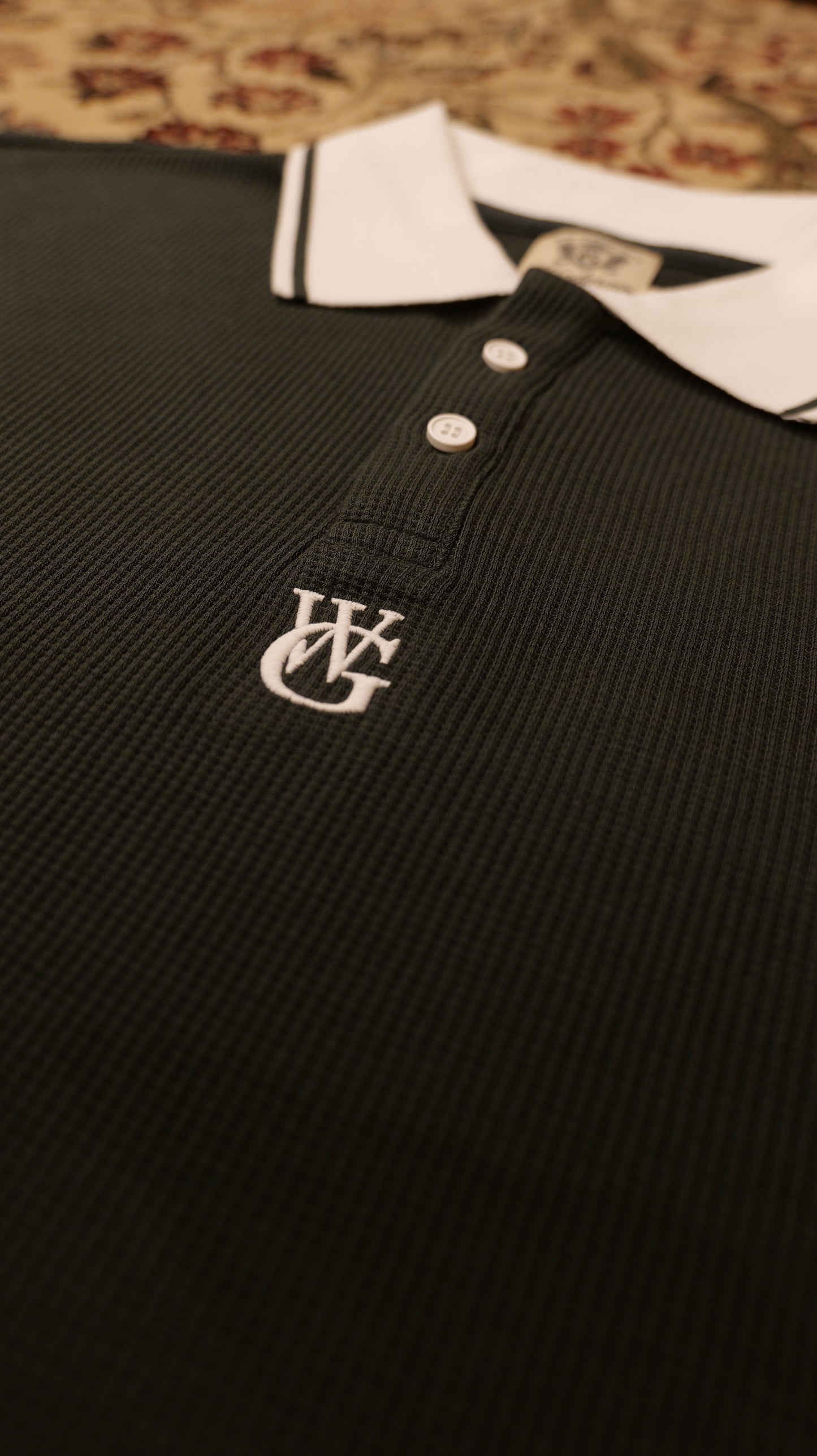 Cropped Modern Vintage Polo • Forest Green