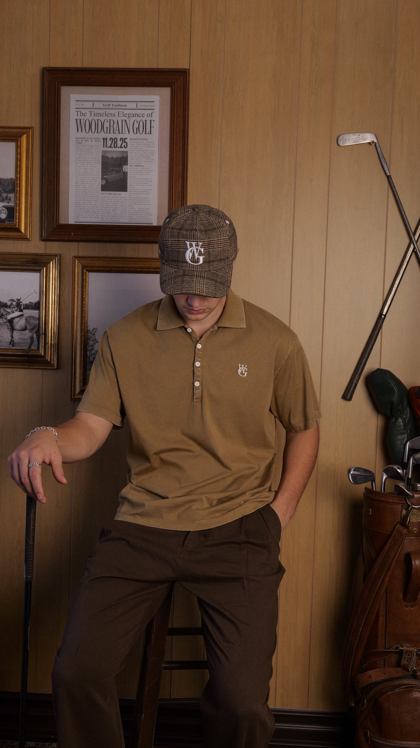 The Essential Short Sleeve Polo • Caramel