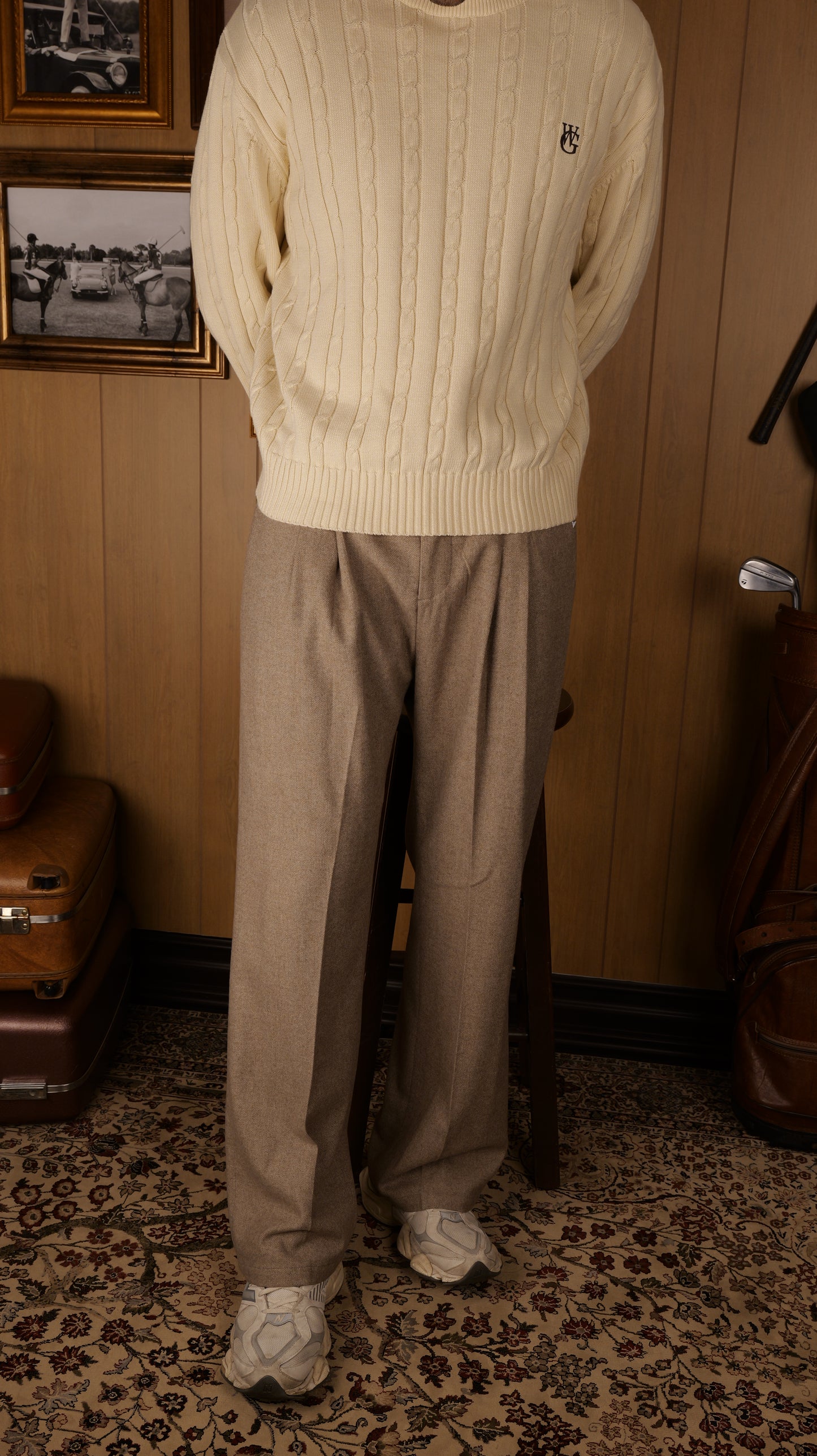 Wool Trousers • Taupe