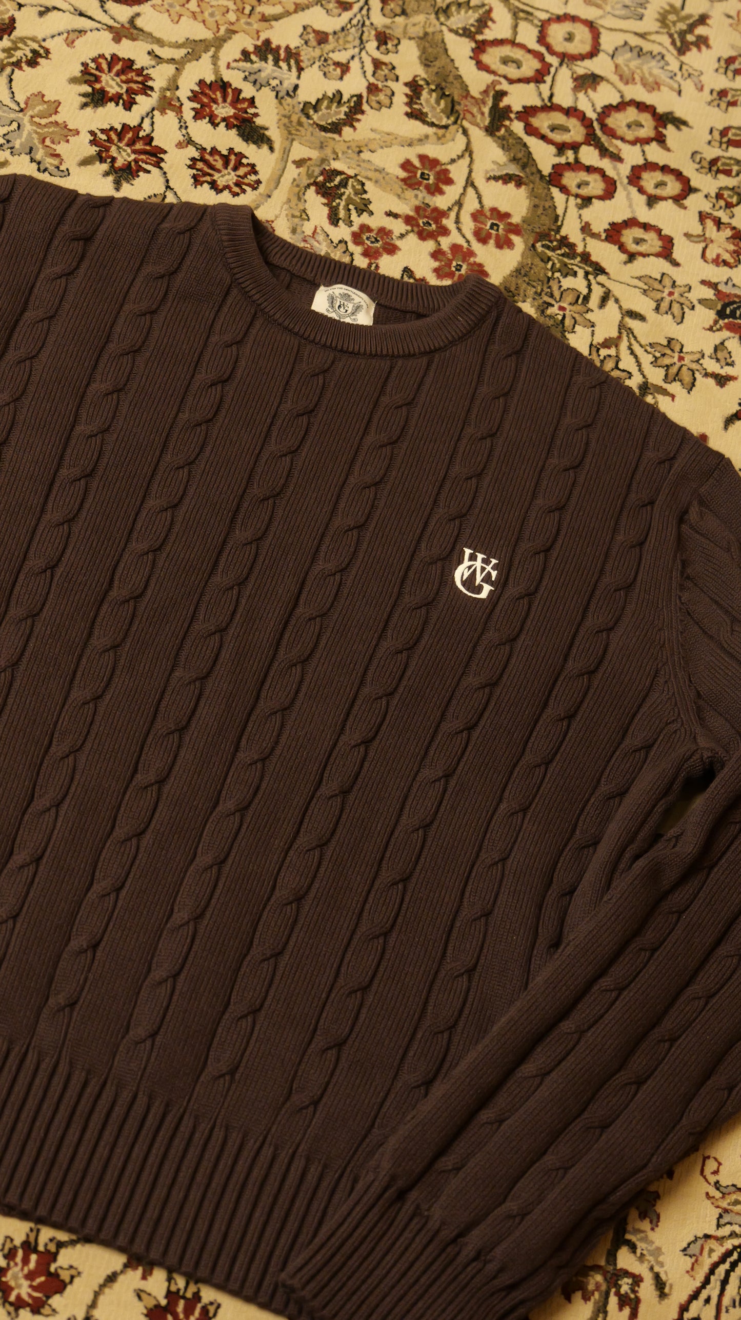 The Cable Knit Sweater• Chocolate