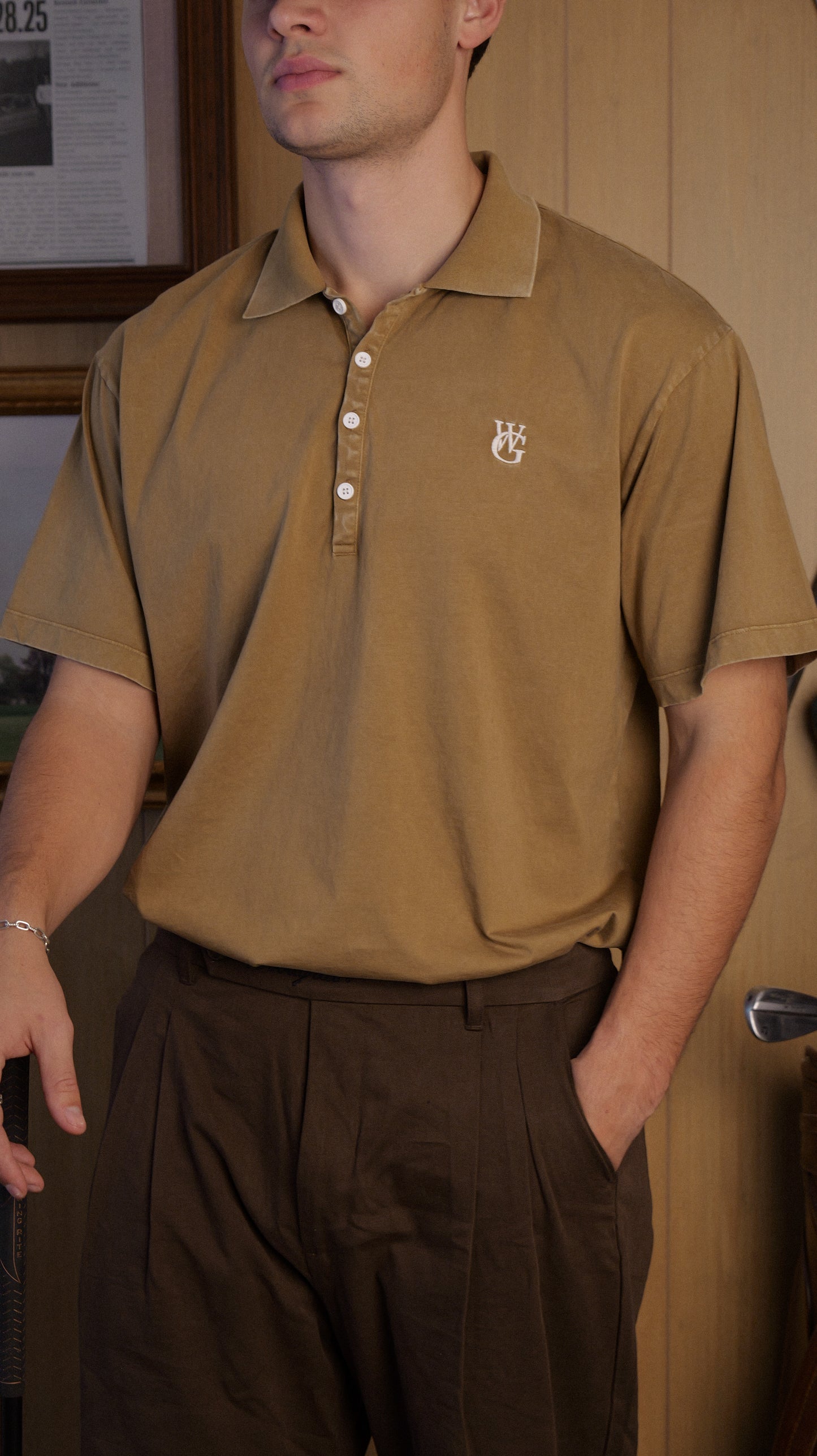 The Essential Short Sleeve Polo • Caramel