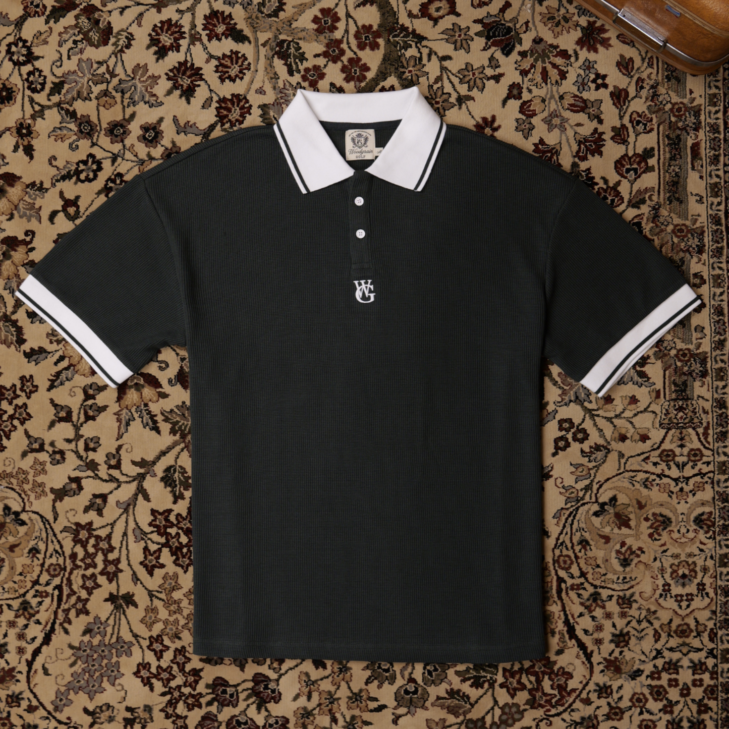 Cropped Modern Vintage Polo • Forest Green