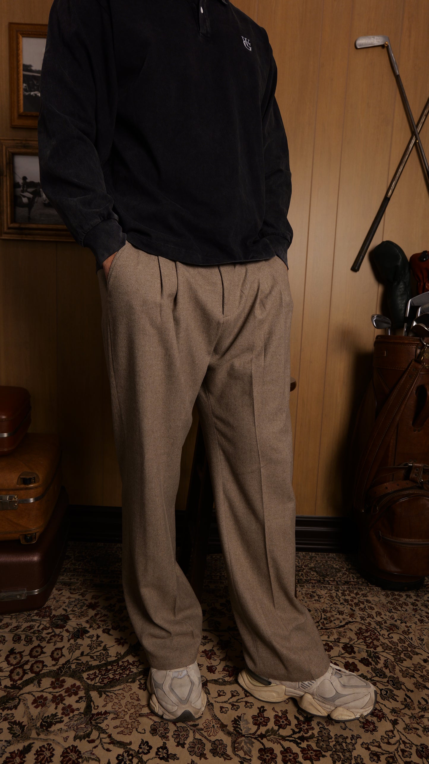 Wool Trousers • Taupe