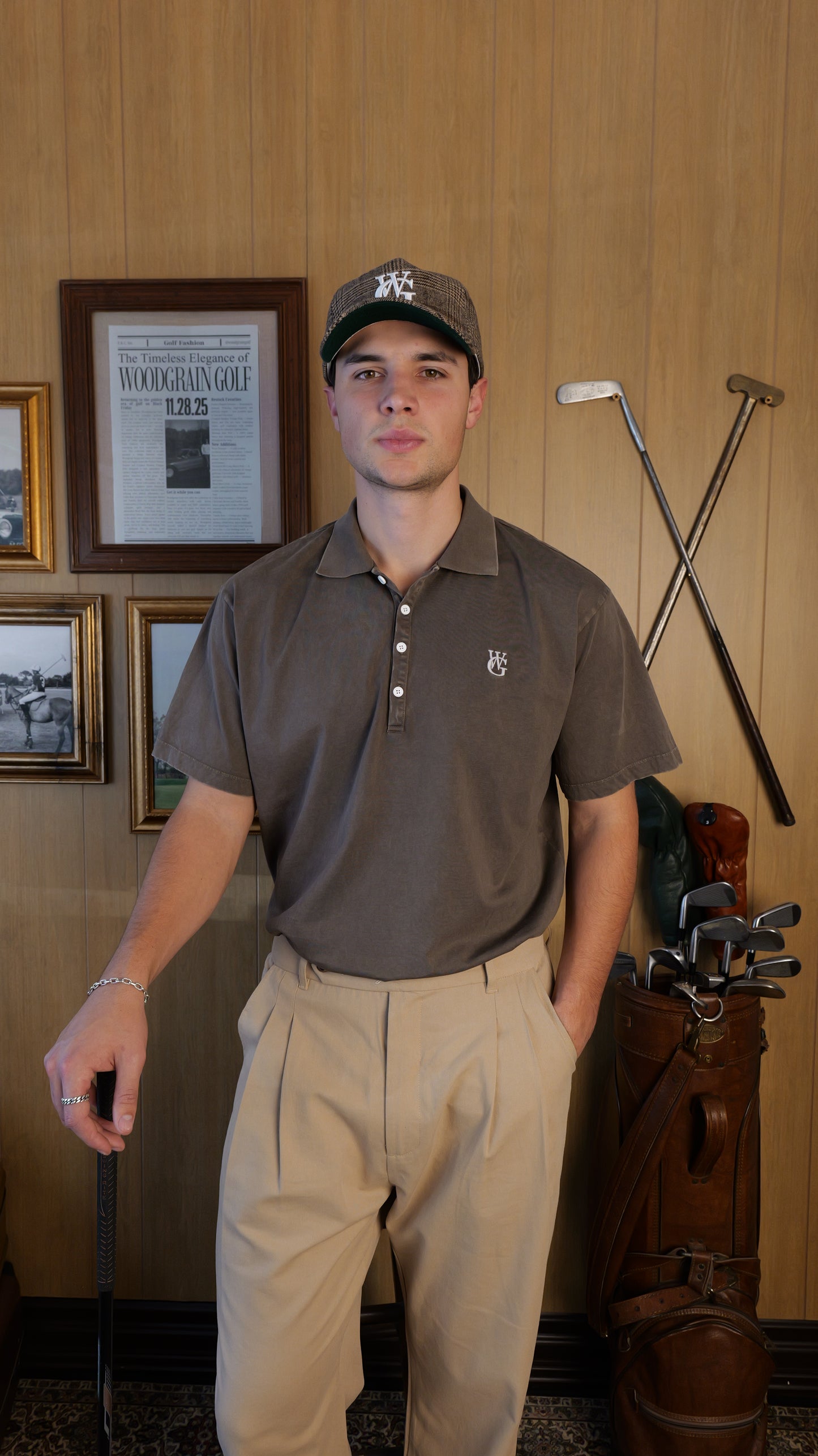 The Essential Short Sleeve Polo • Stone