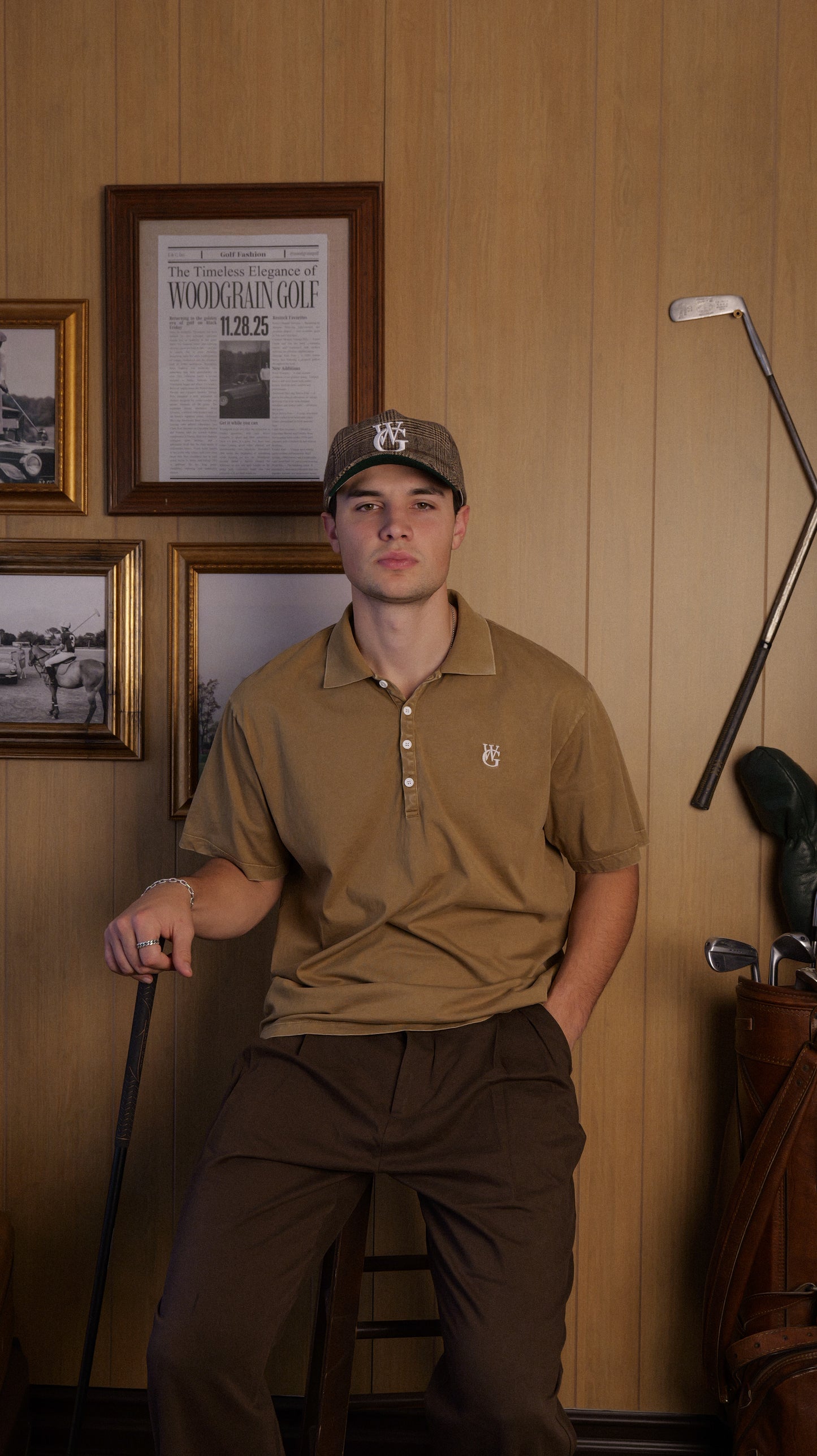 The Essential Short Sleeve Polo • Caramel