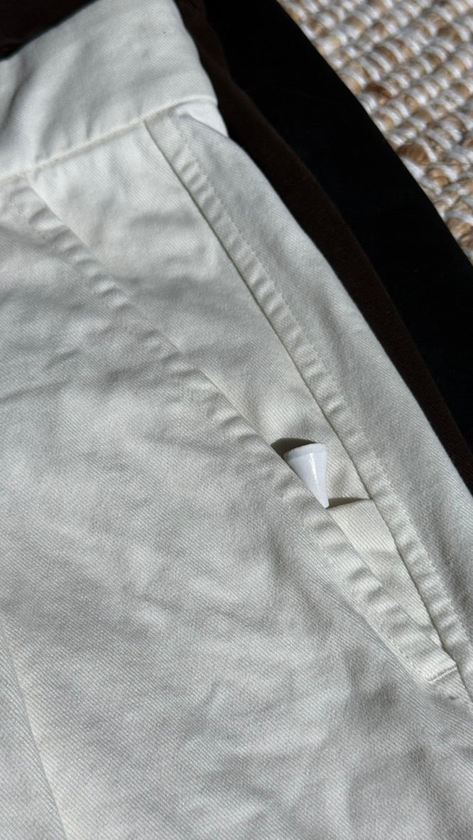 Legacy Double Pleated Trouser • Cream