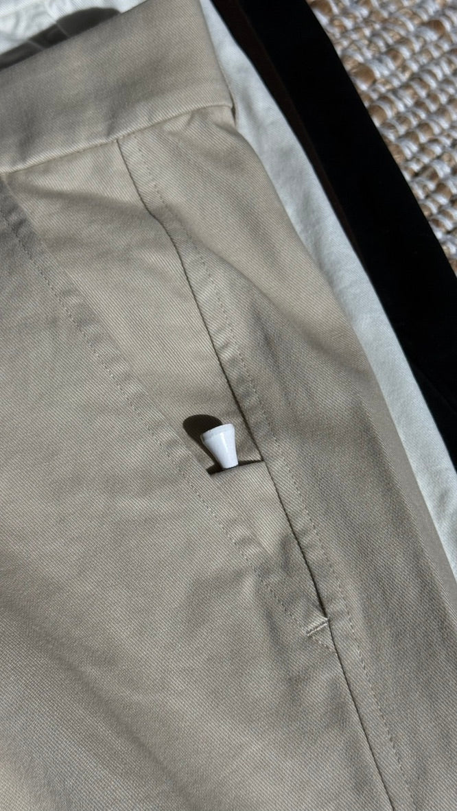 Legacy Double Pleated Trouser • Tan
