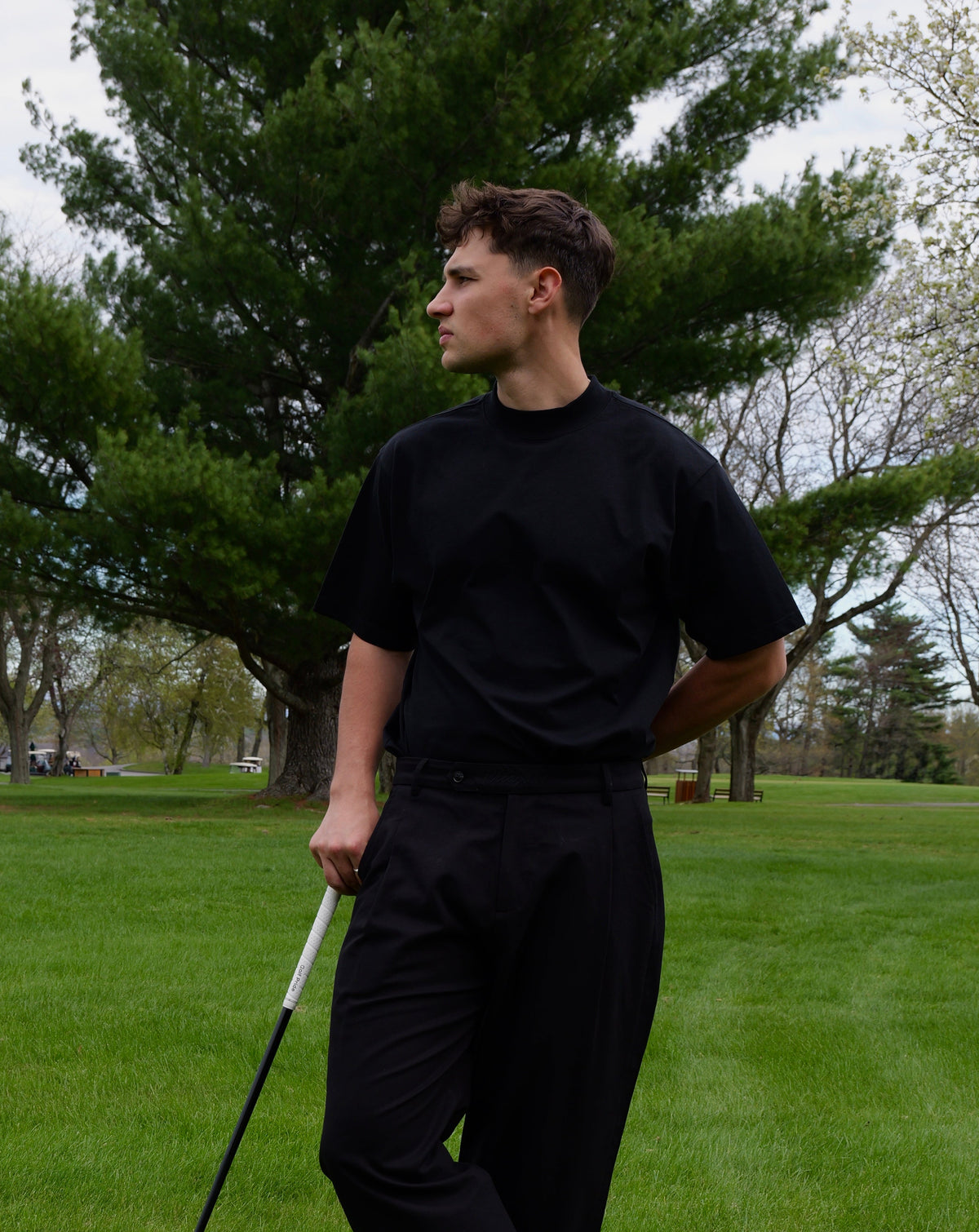 Mock Neck • Black