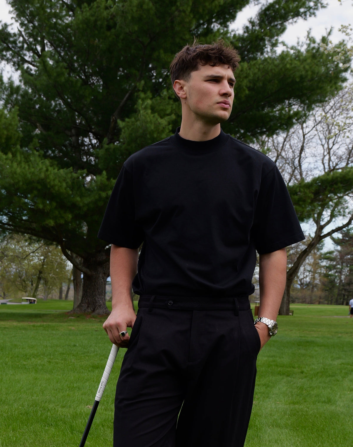 Mock Neck • Black