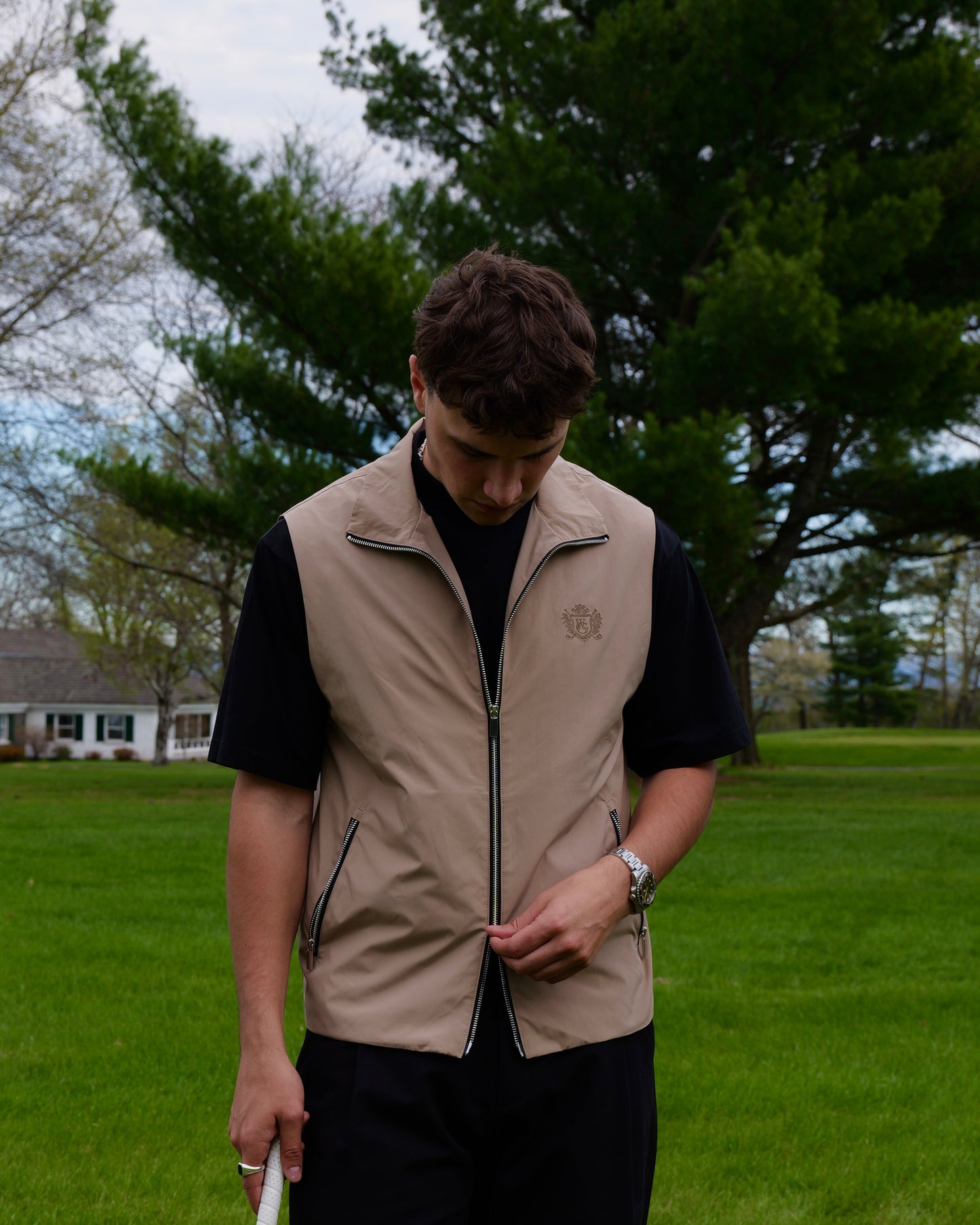 Nylon Vest • Tan
