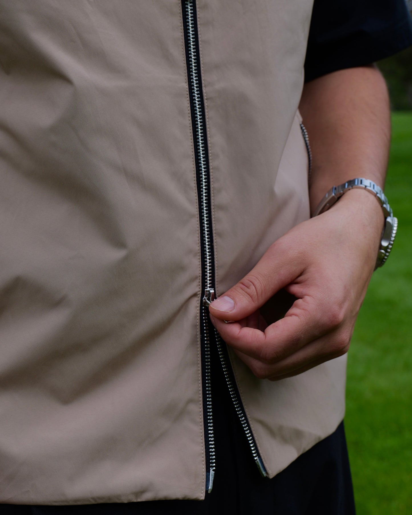 Nylon Vest • Tan