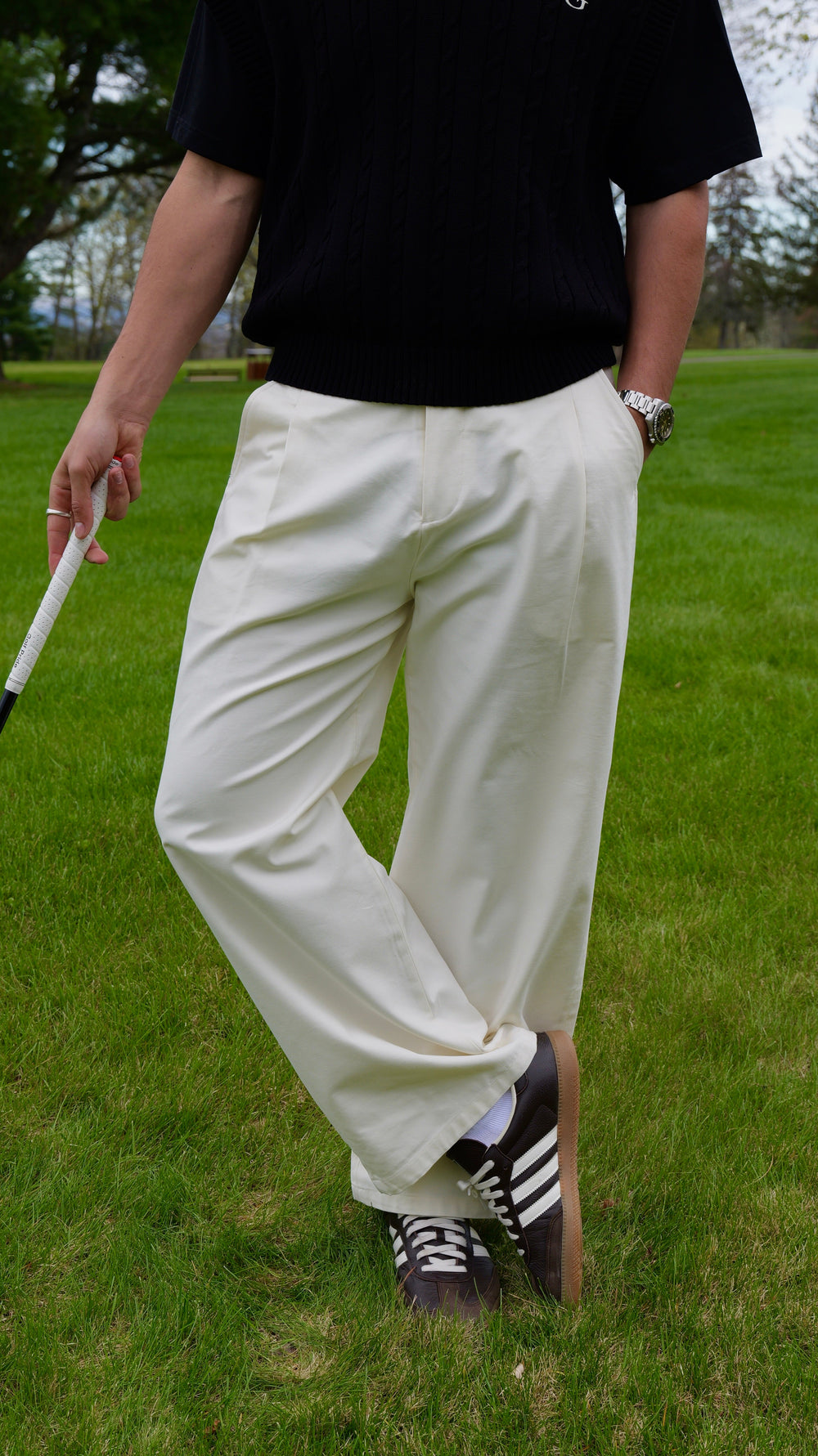 The Perfect Trouser • Cream
