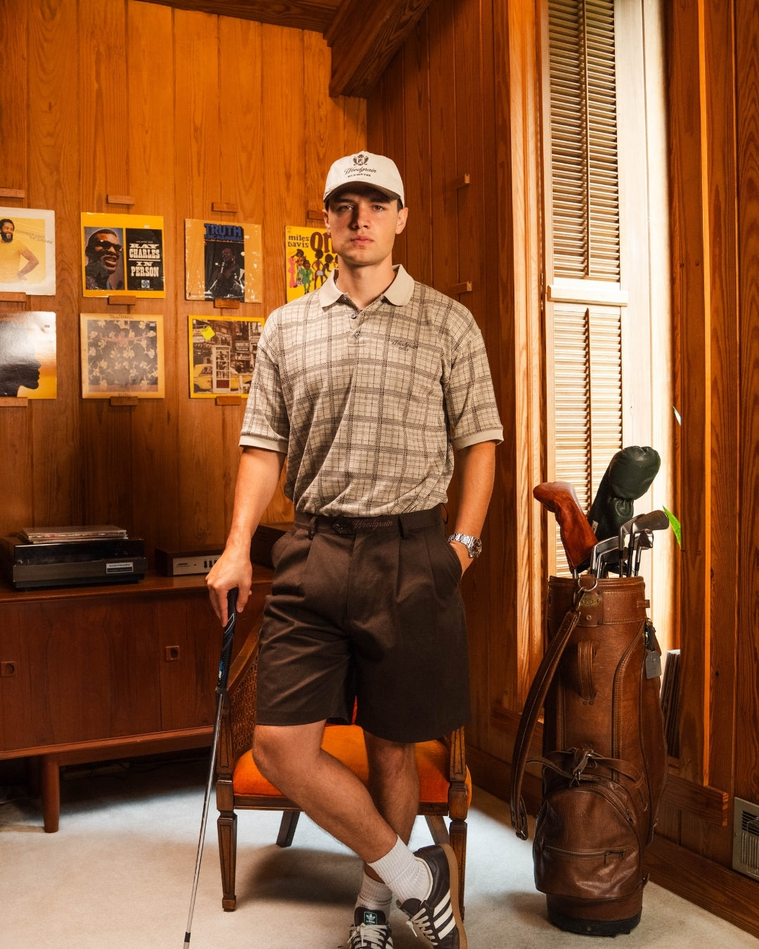The Double Pleated Short • Chocolate Brown